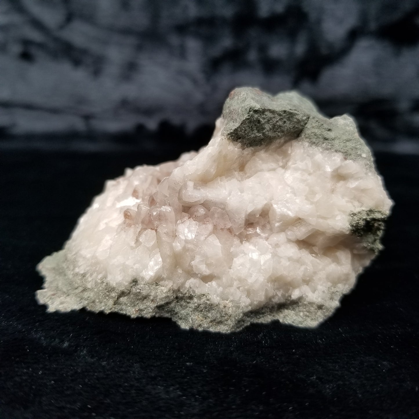 #11244 Clear Combined form Calcite with Hematite phantom inclusions