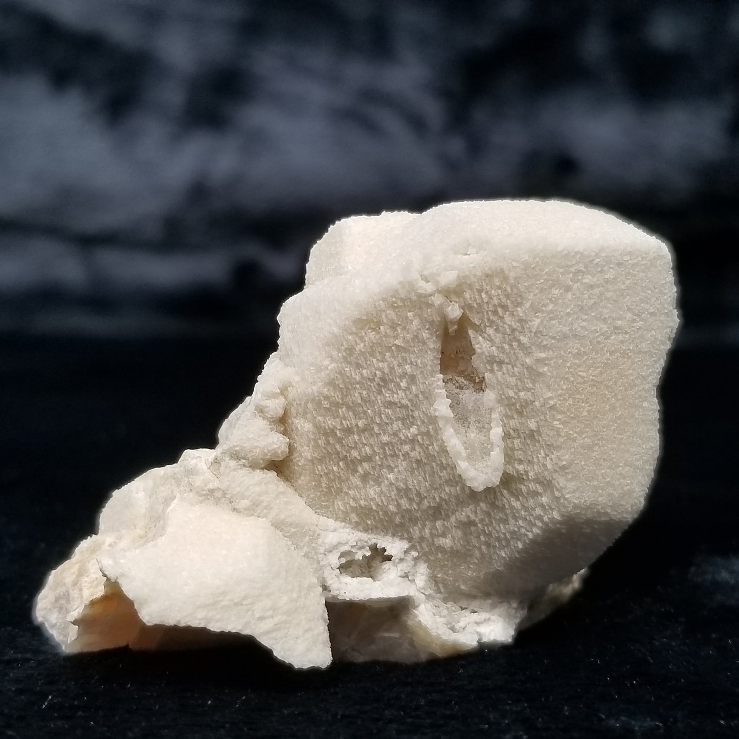 #11252 White Dolomite on Combined form Calcite on matrix