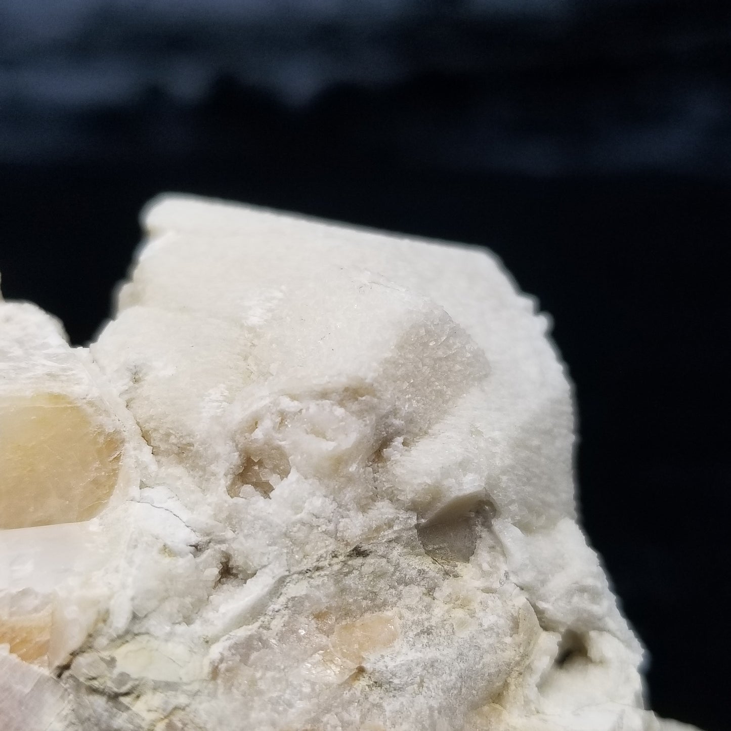 #11252 White Dolomite on Combined form Calcite on matrix