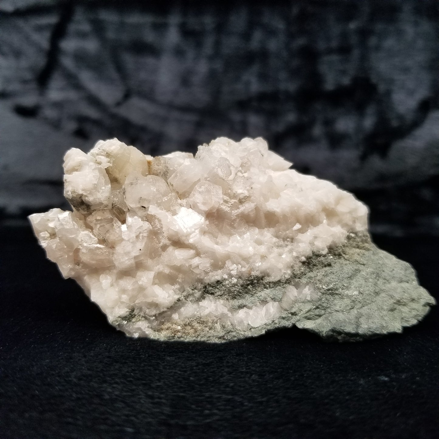 #11257 Chalcopyrite on clear Combined form Calcite with Chalcopyrite inclusions