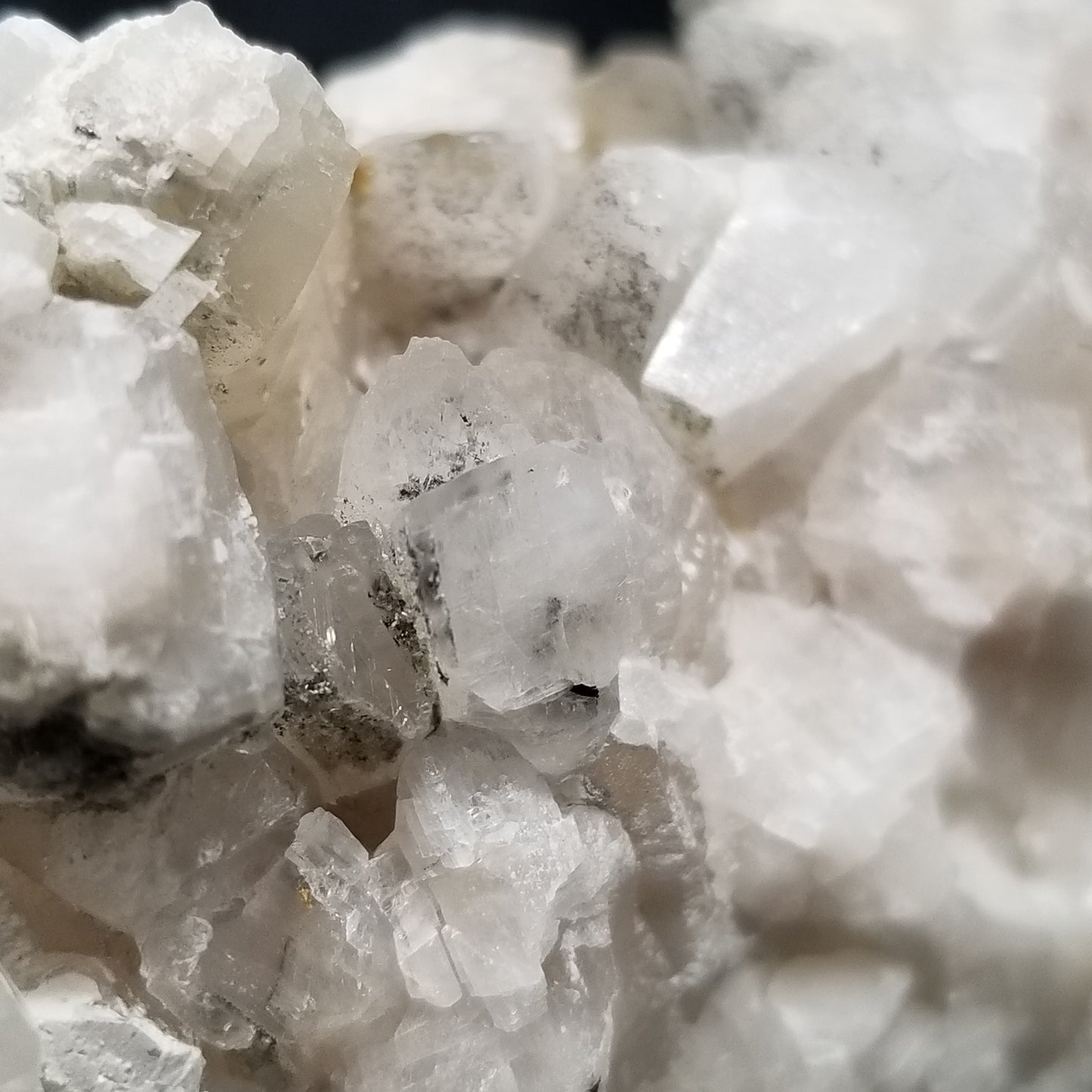 #11257 Chalcopyrite on clear Combined form Calcite with Chalcopyrite inclusions