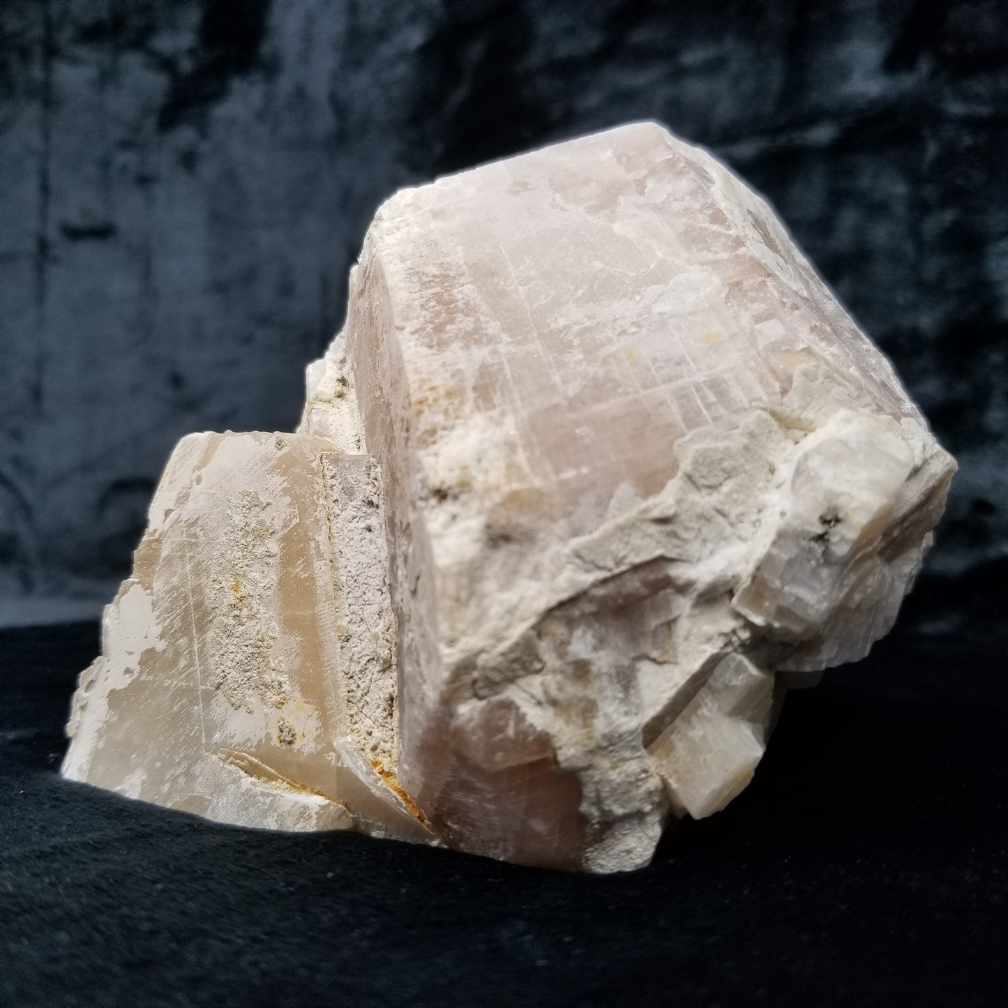 #11279 Calcite pseudomorph after honey Calcite Block
