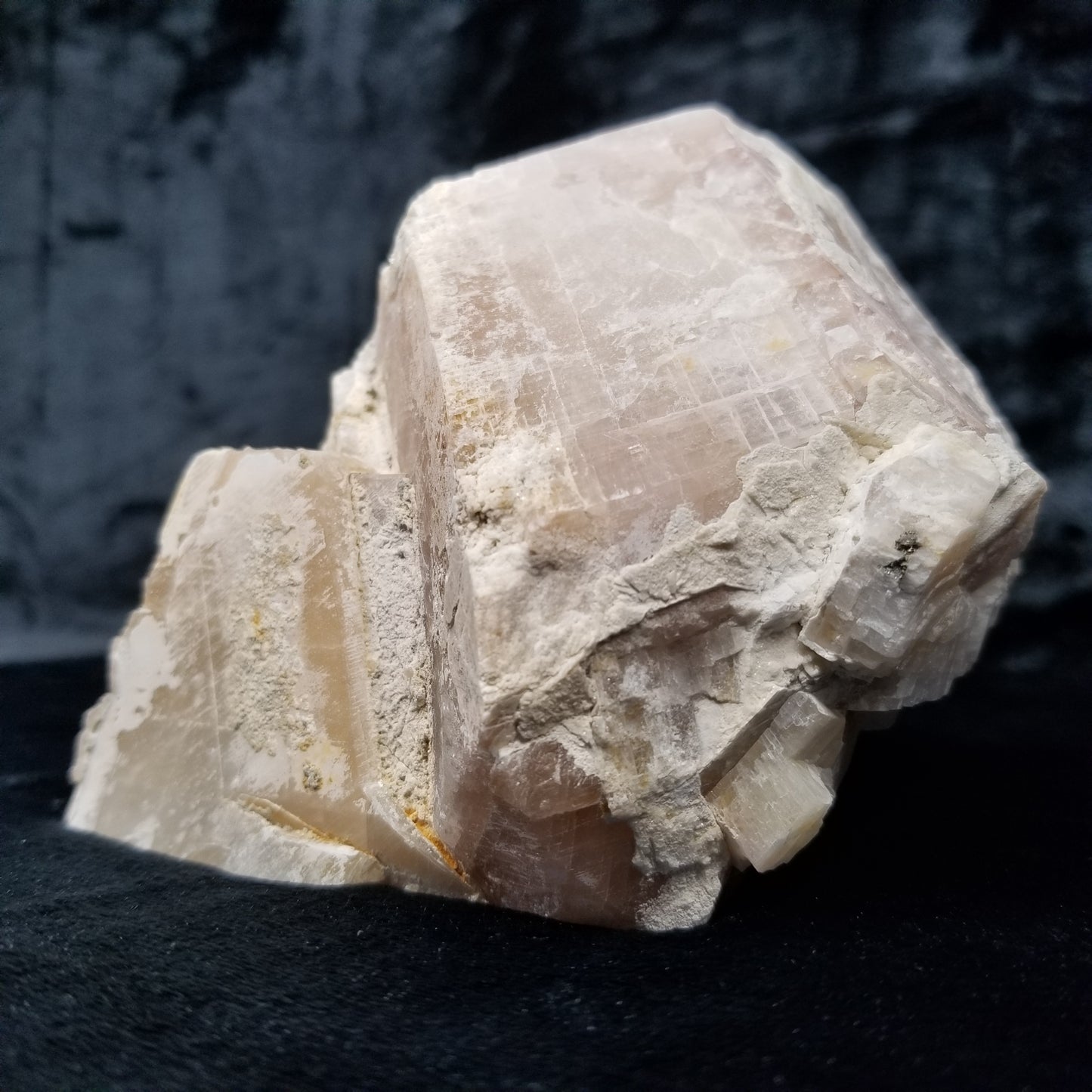 #11279 Calcite pseudomorph after honey Calcite Block