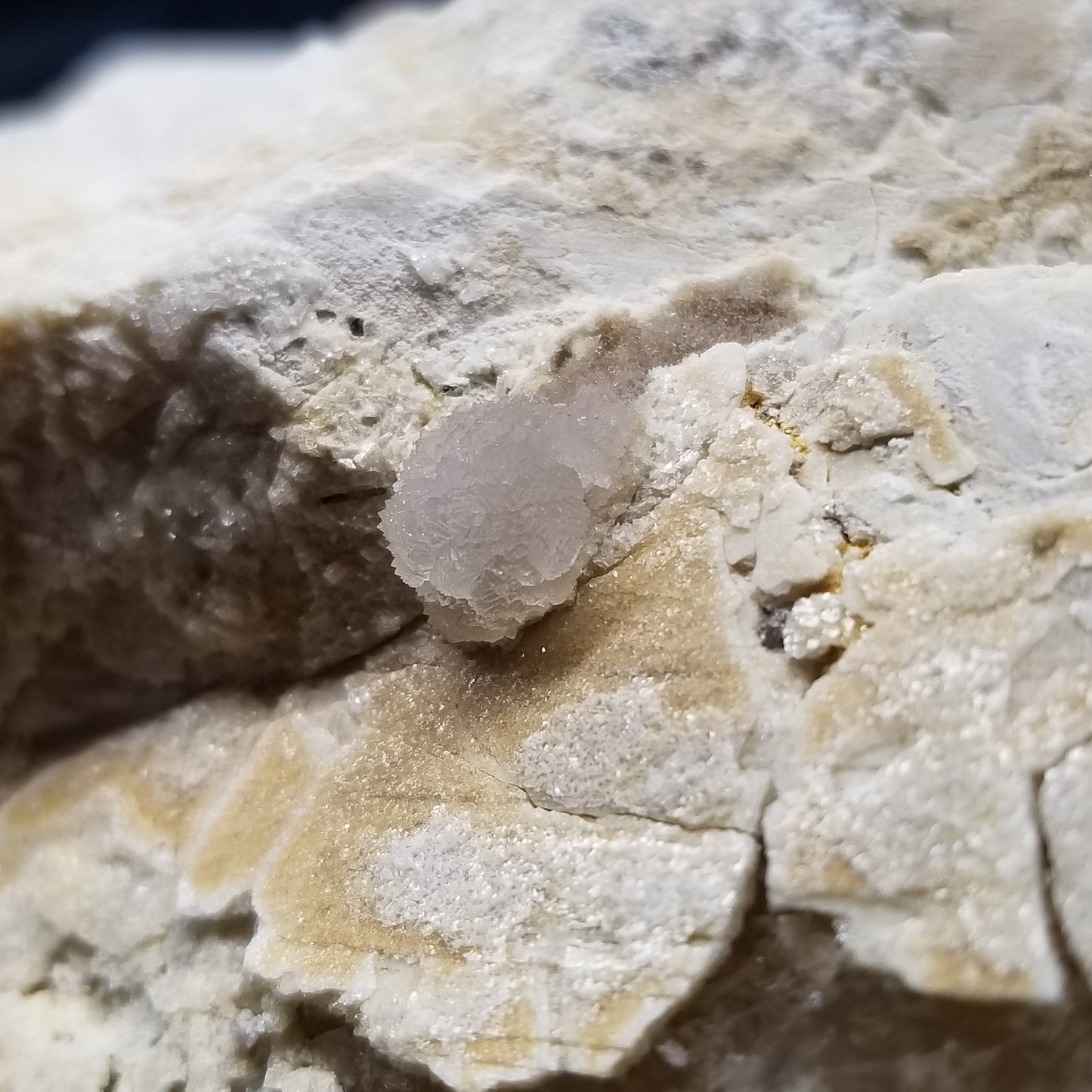 #11279 Calcite pseudomorph after honey Calcite Block