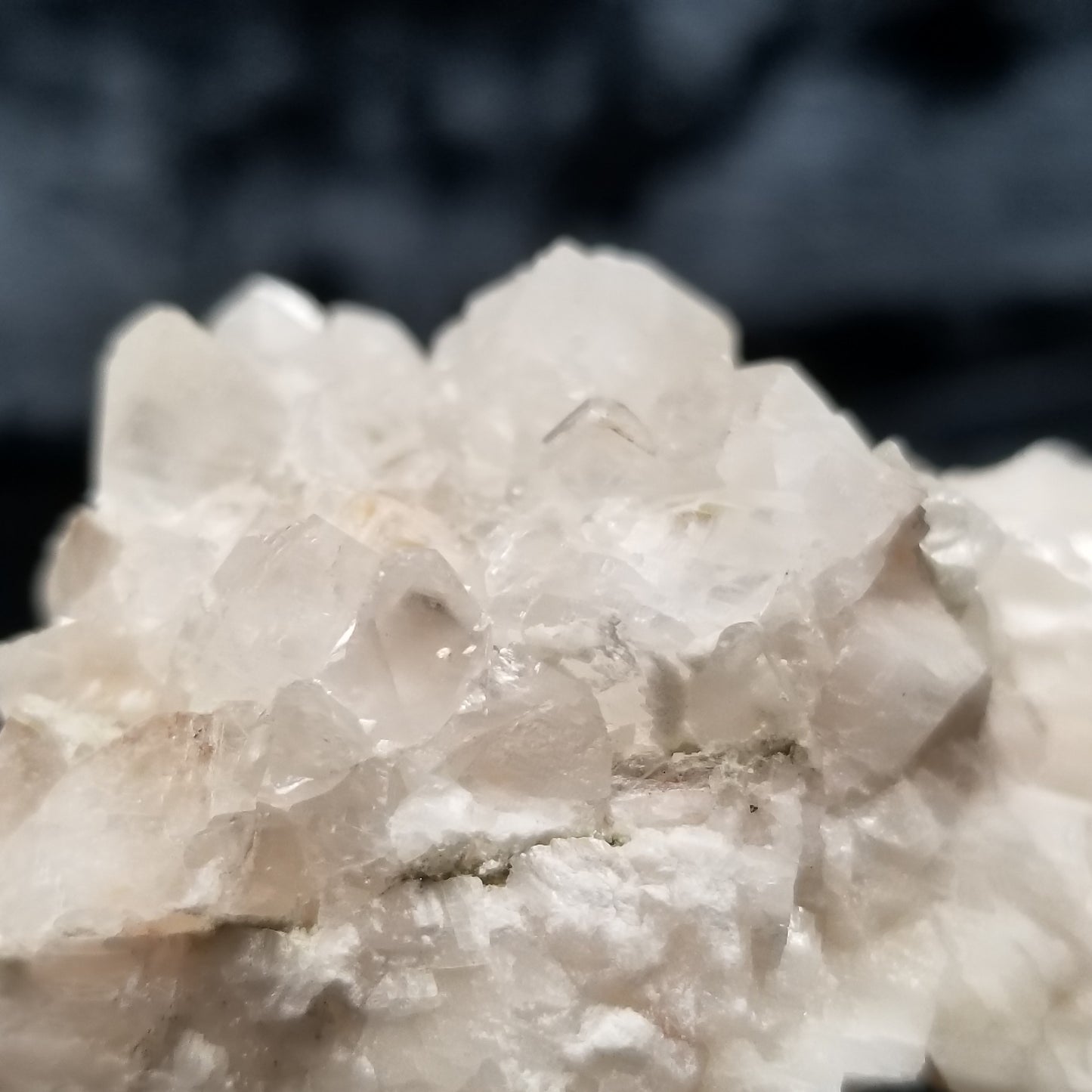 #11292 Dolomite on clear Combined form Calcite with on matrix