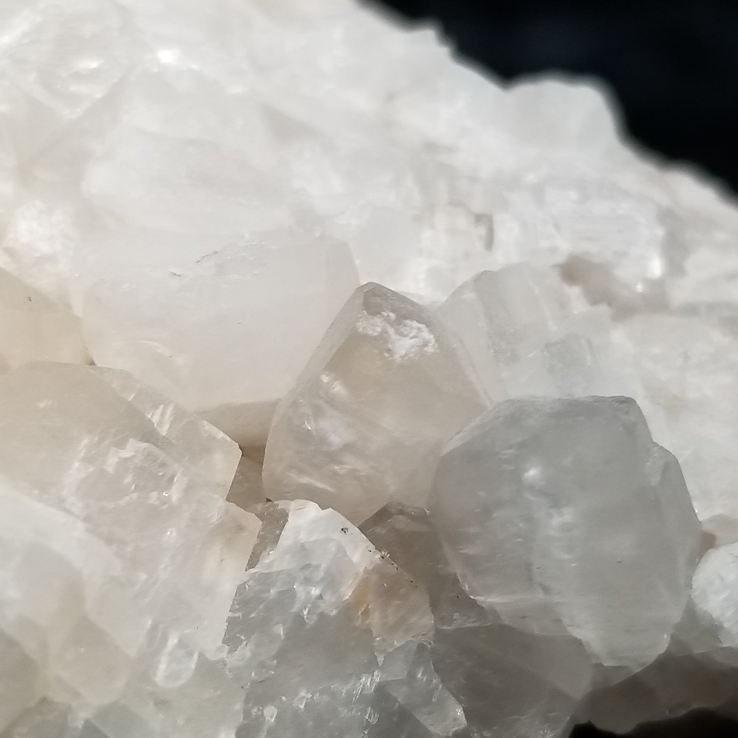 #11294 Clear Combined form Calcite formation on white Calcite and matrix