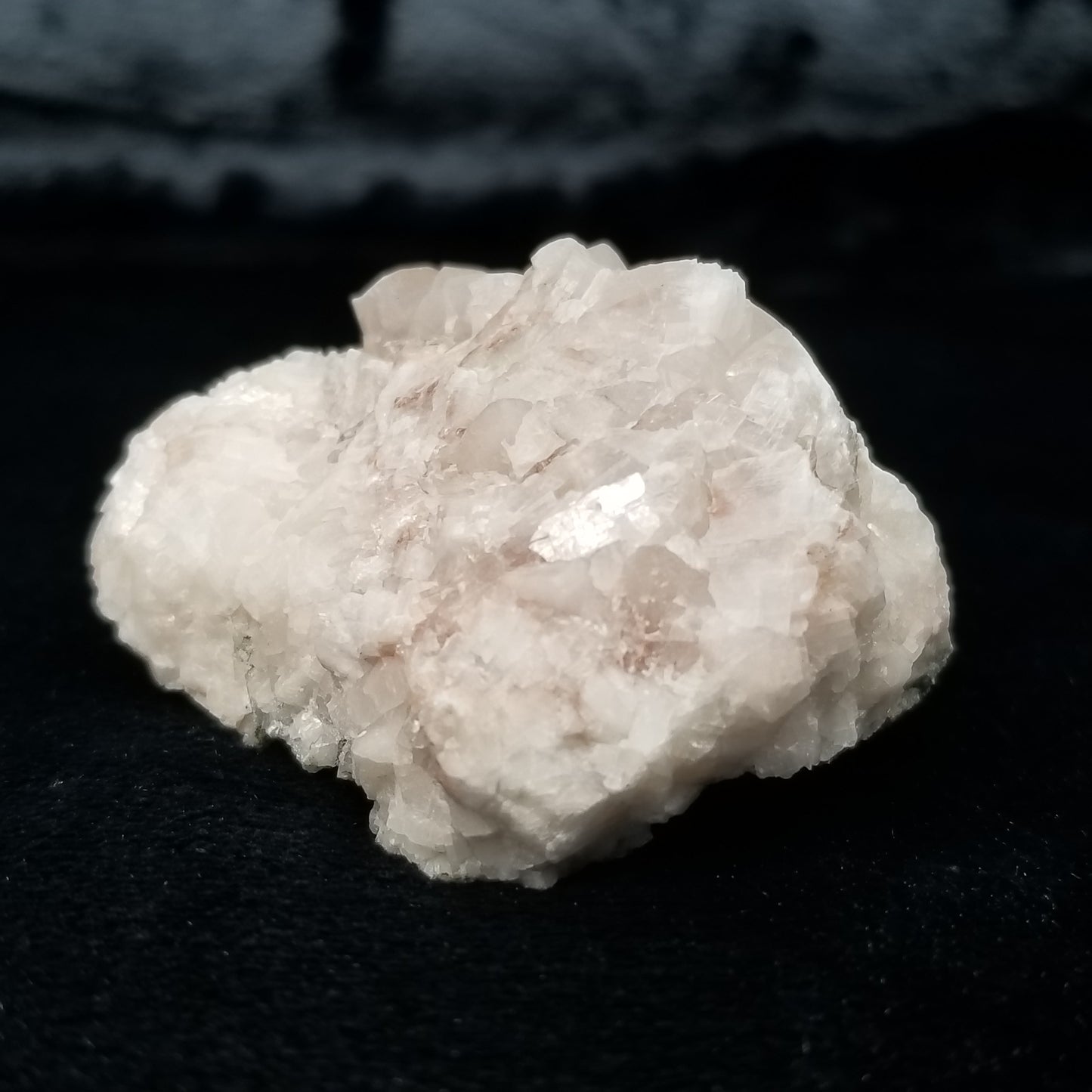 #11304 Chalcopyrite on clear Calcite on white Calcite on matrix
