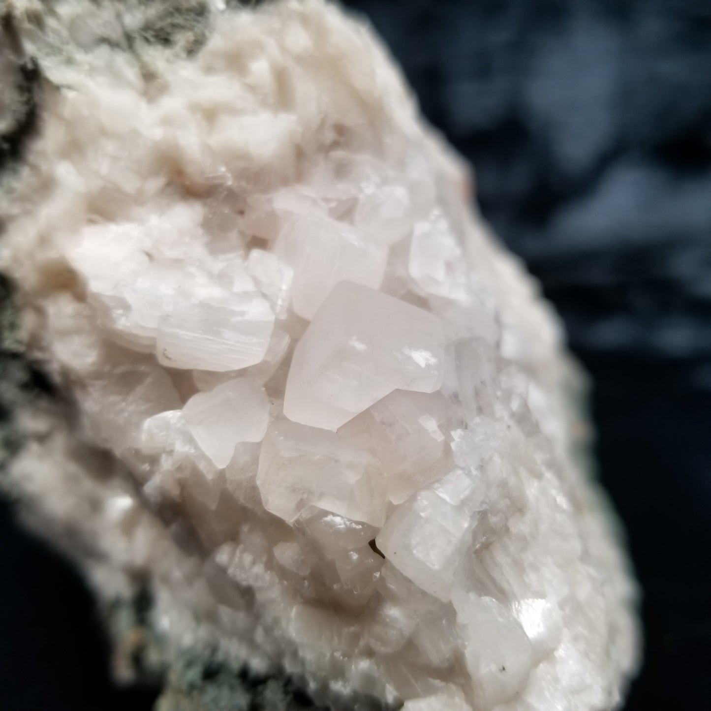 #11310 Chalcopyrite on white and clear Combined form Calcite