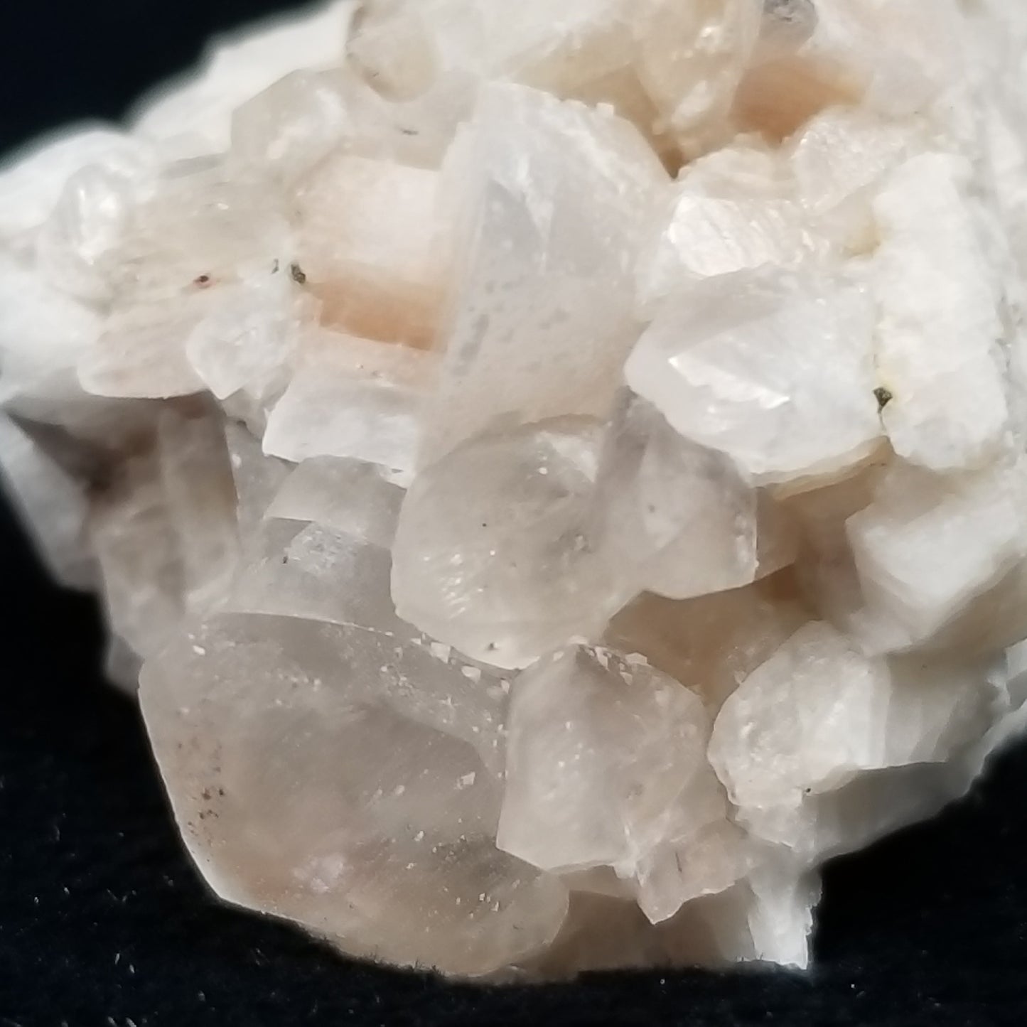 #11315 Chalcopyrite on clear Combined form Calcite with Hematite inclusions on matrix