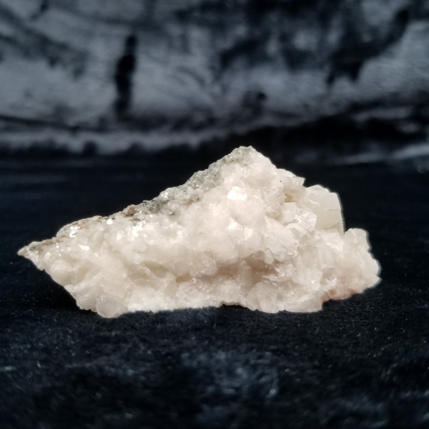 #11324 White Dolomite on Combined form Calcite on matrix