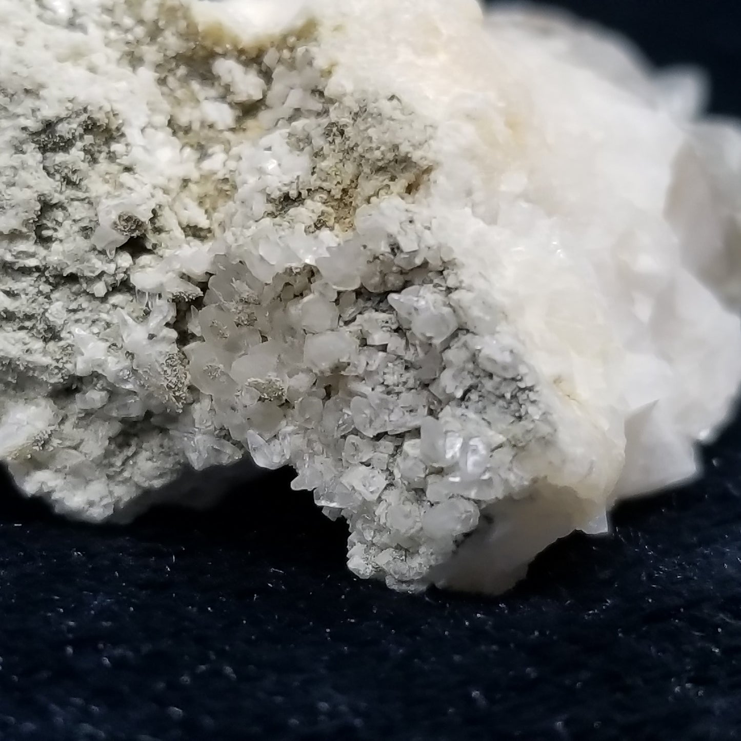 #11326 Chalcopyrite on clear Combined form Calcite on matrix