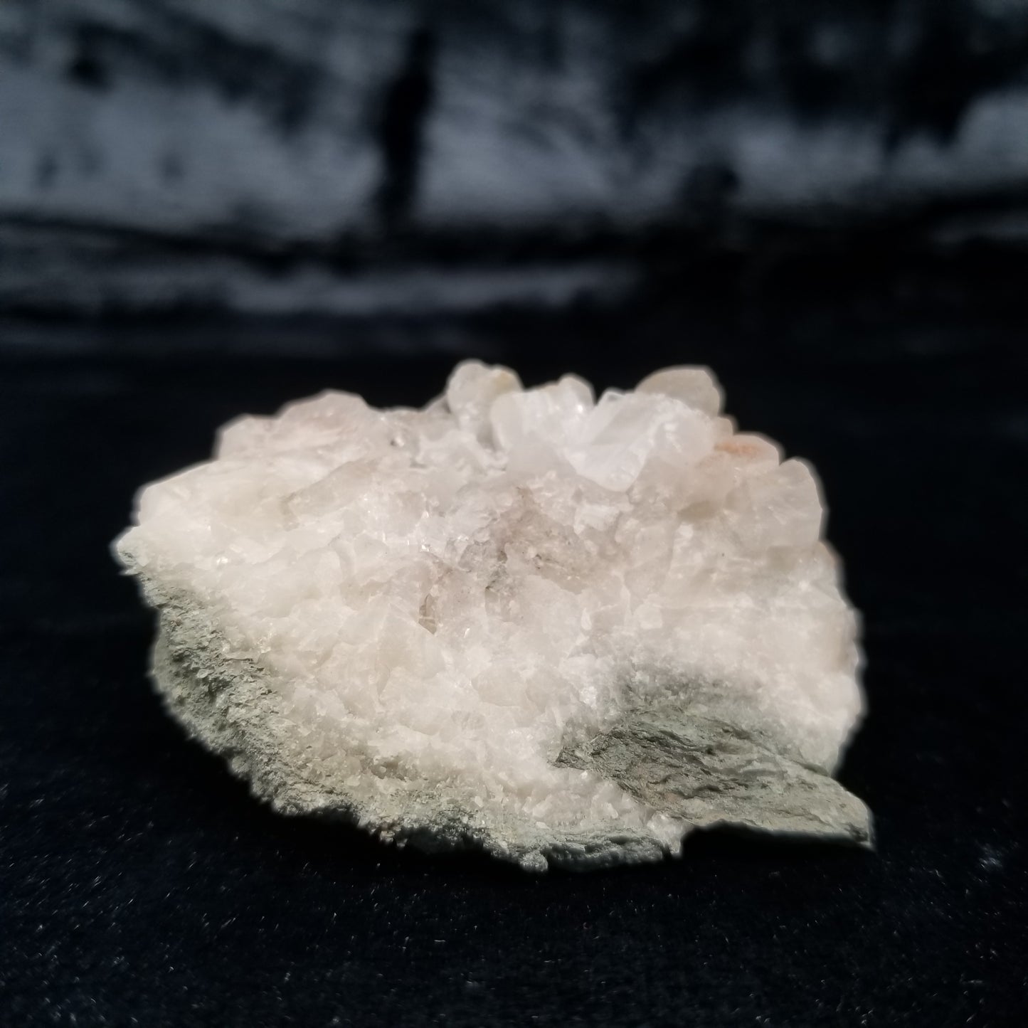 #11336 Clear and white Combined form Calcite on matrix
