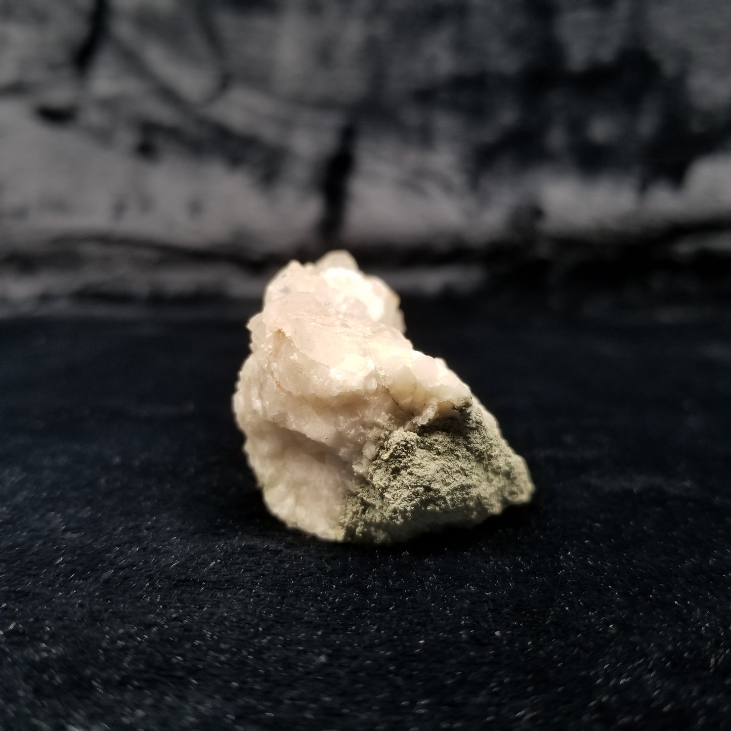 #11336 Clear and white Combined form Calcite on matrix
