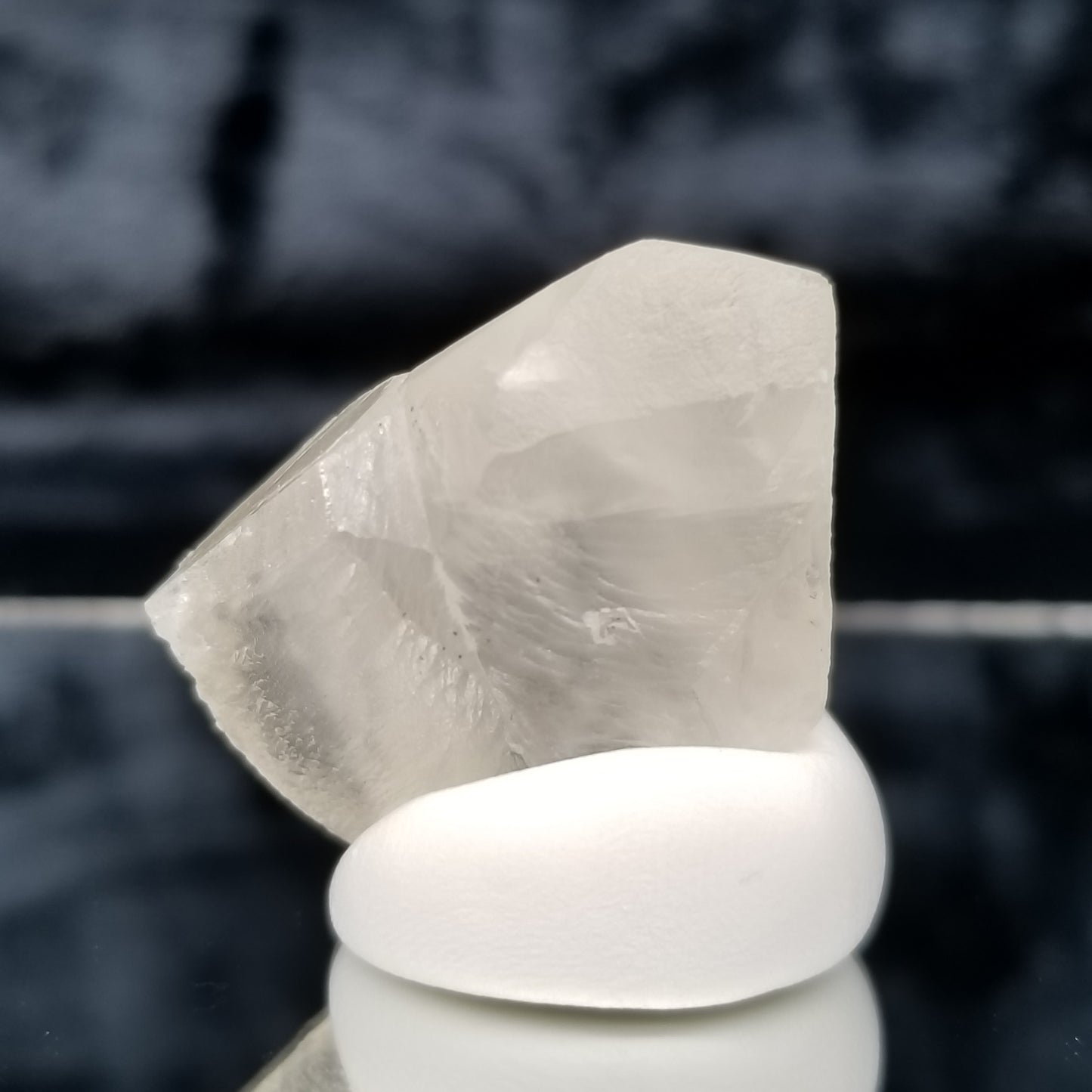#11350 Broken twin very clear Combined form Calcite with Chalcopyrite inclusions