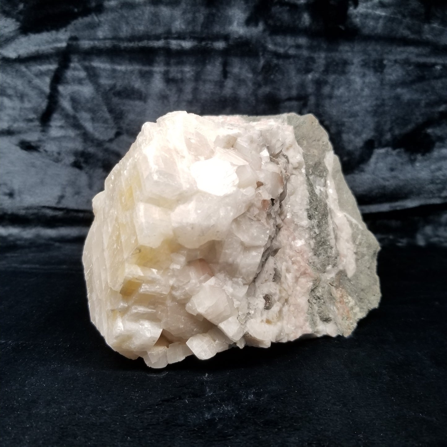 #11359 Honey Calcite block on matrix