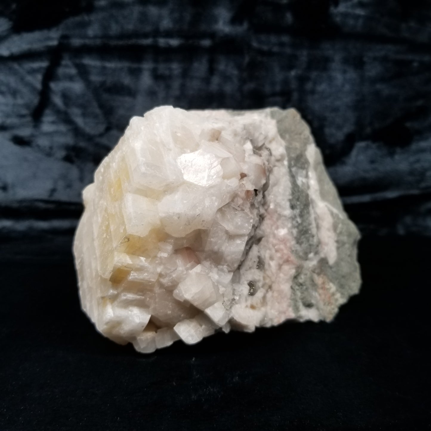 #11359 Honey Calcite block on matrix