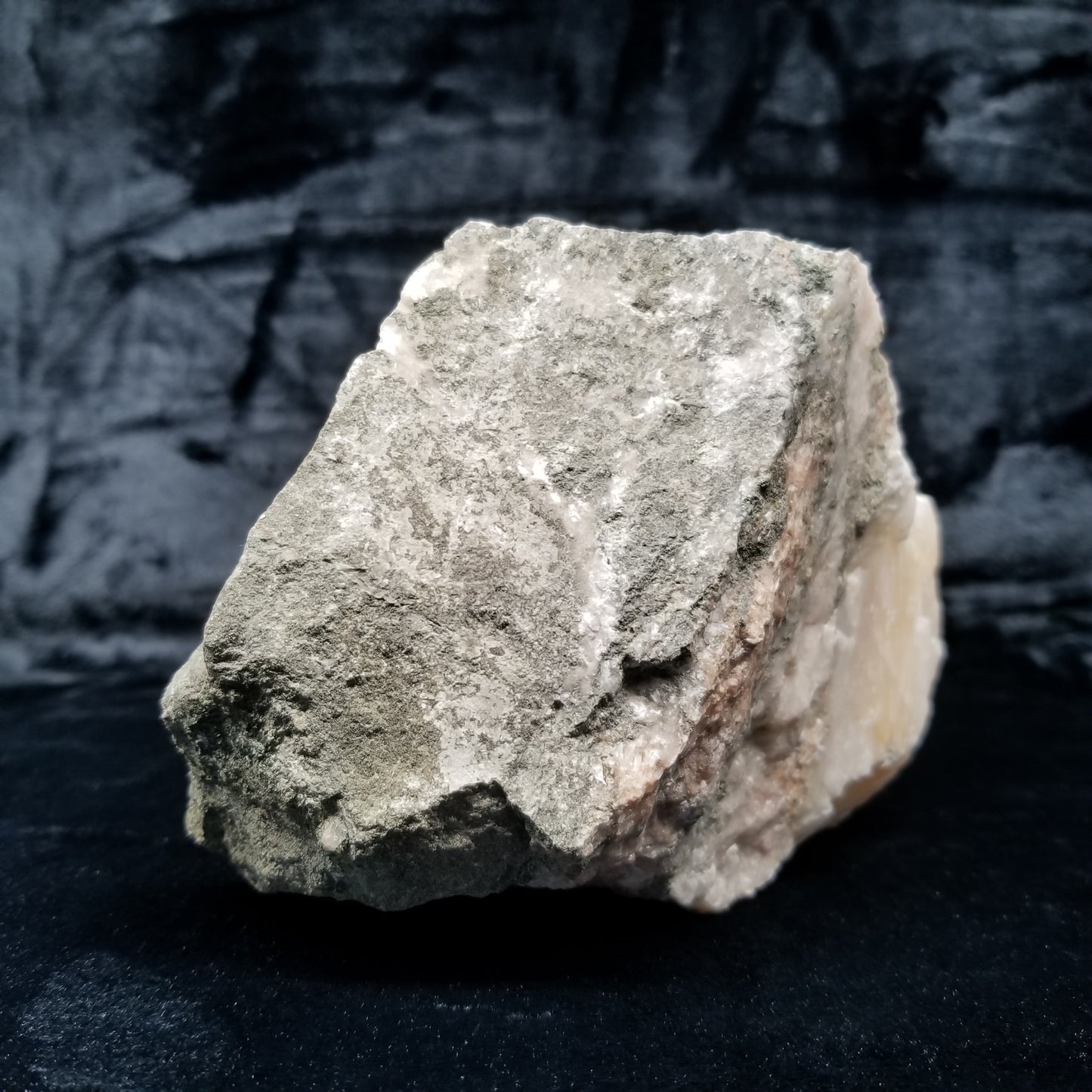 #11359 Honey Calcite block on matrix