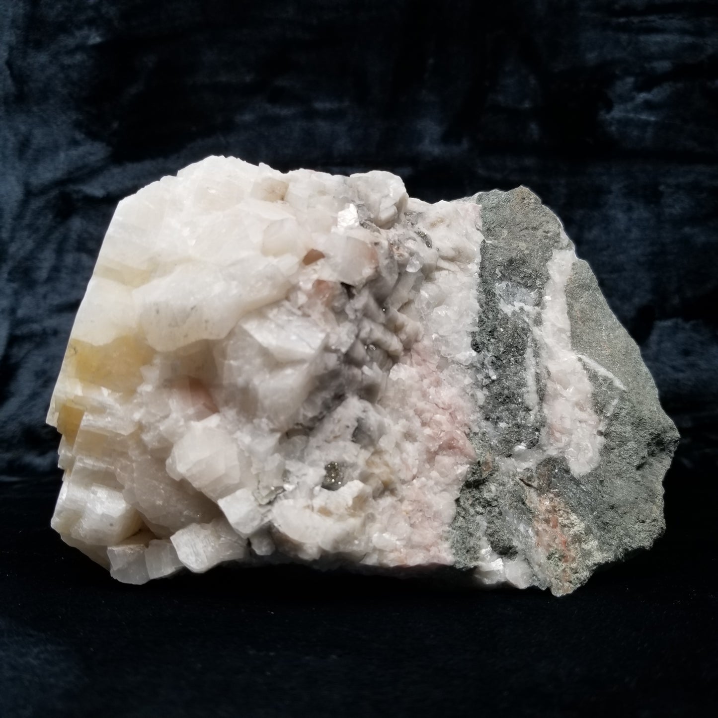 #11359 Honey Calcite block on matrix