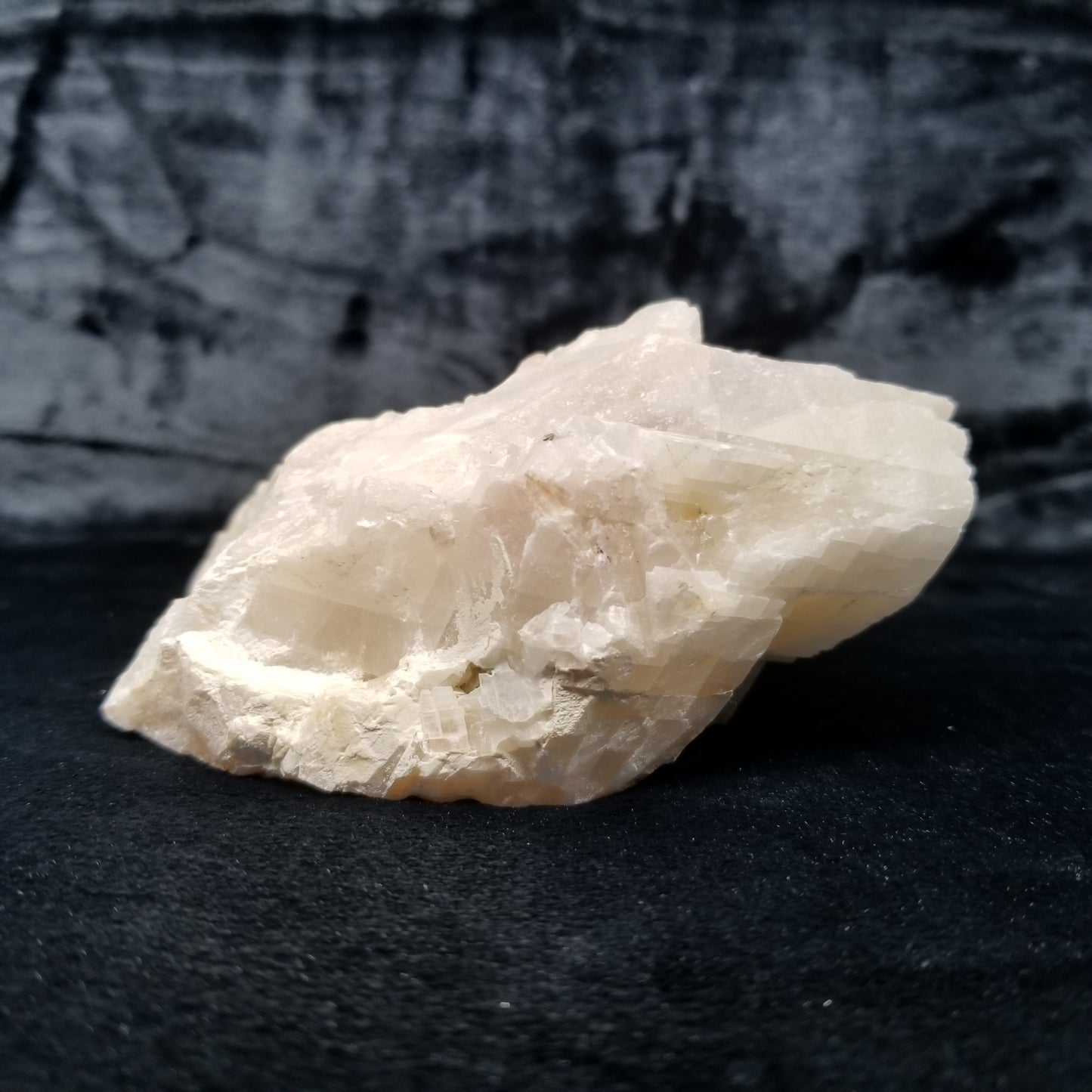 #11362 Purple and Honey Calcite block with natural angle