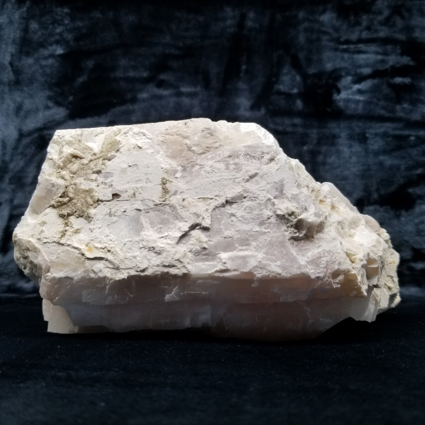 #11363 Dolomite on honey Calcite block with wonderful natural angle