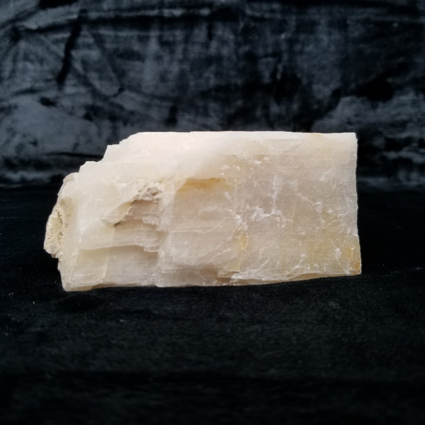 #11364 Honey Calcite block with natural angle