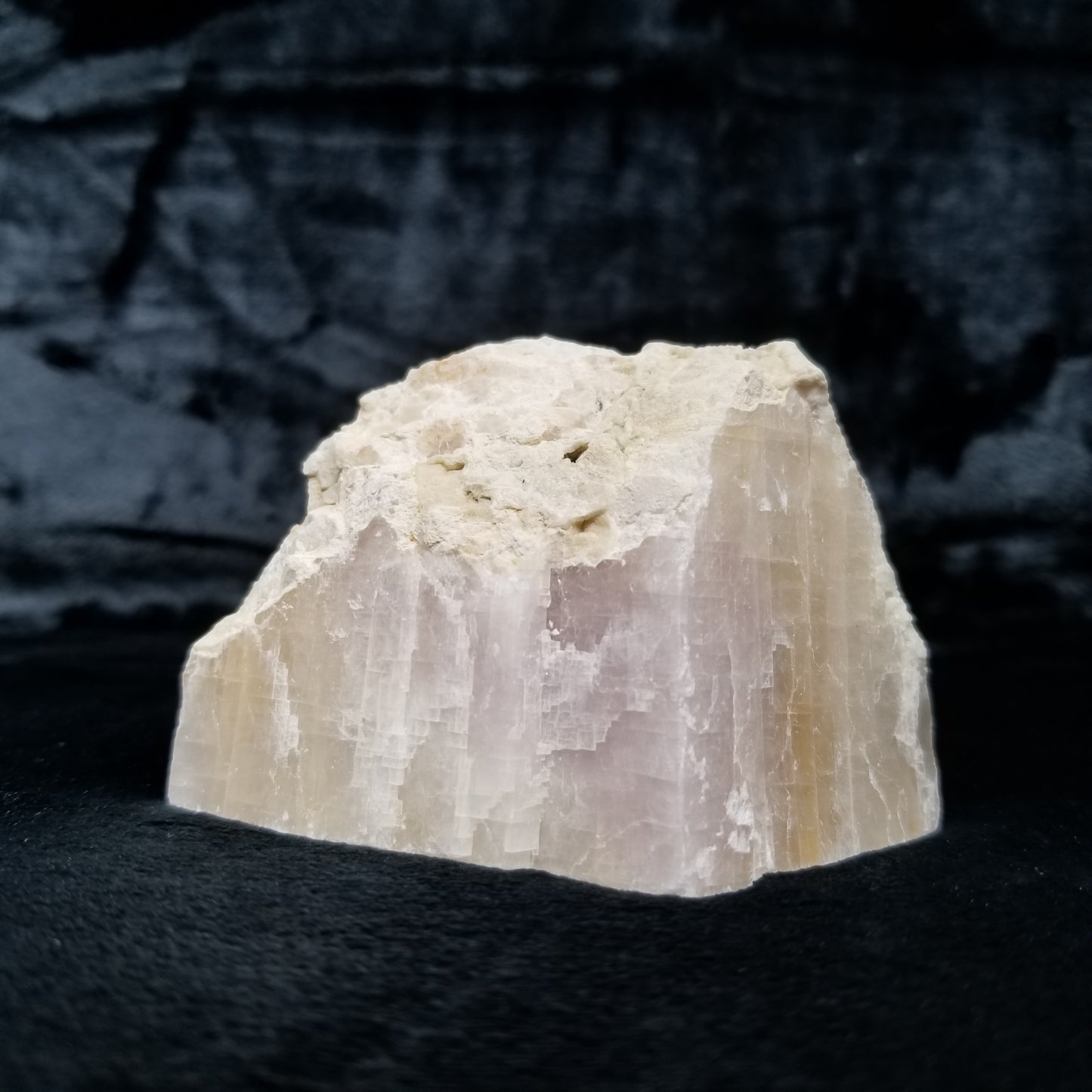 #11368 Dolomite honey Calcite block with natural angle