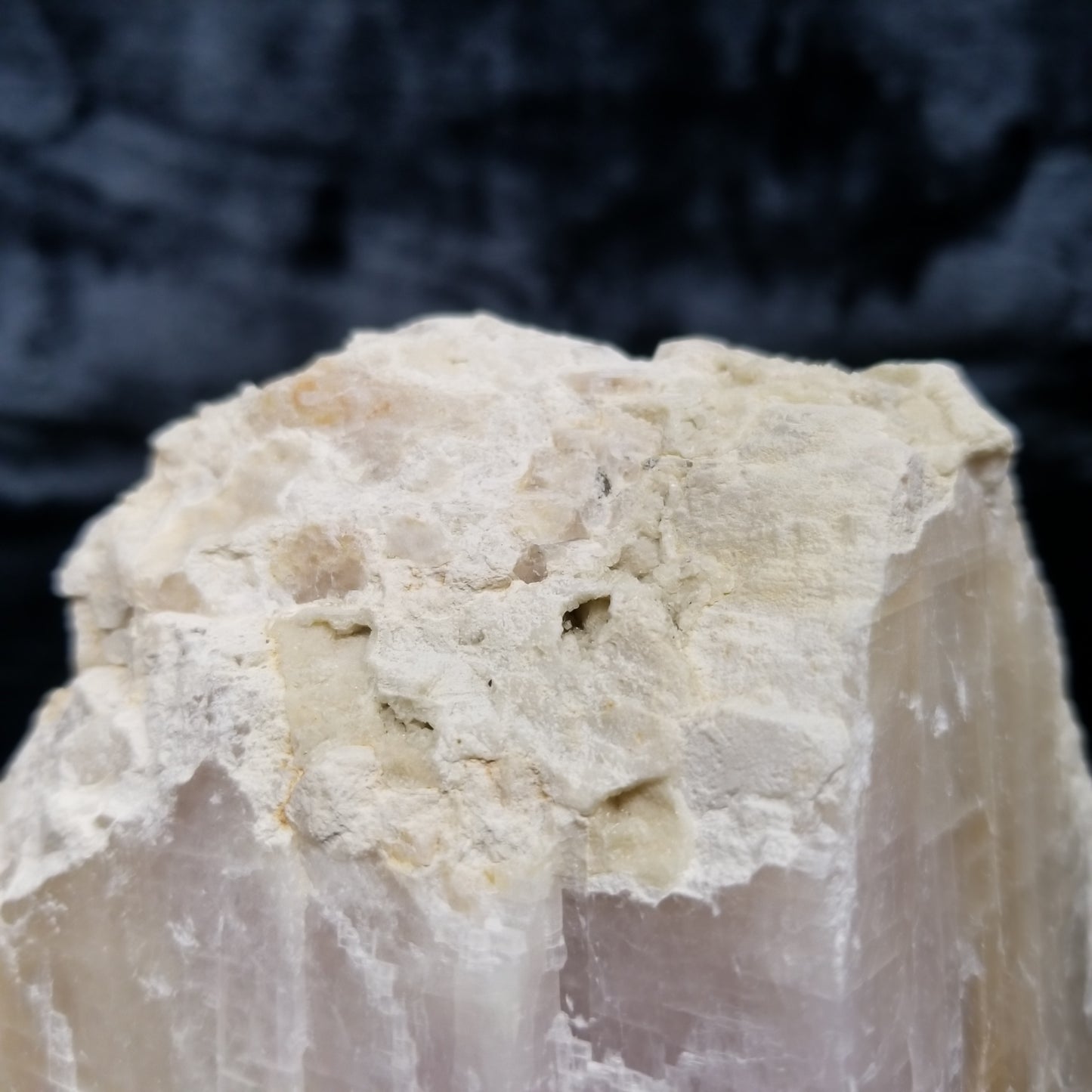#11368 Dolomite honey Calcite block with natural angle
