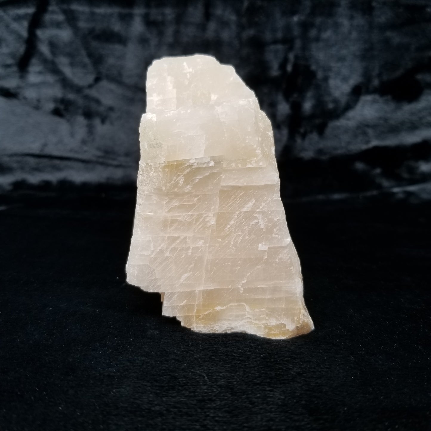#11374 Honey Calcite block with natural angle
