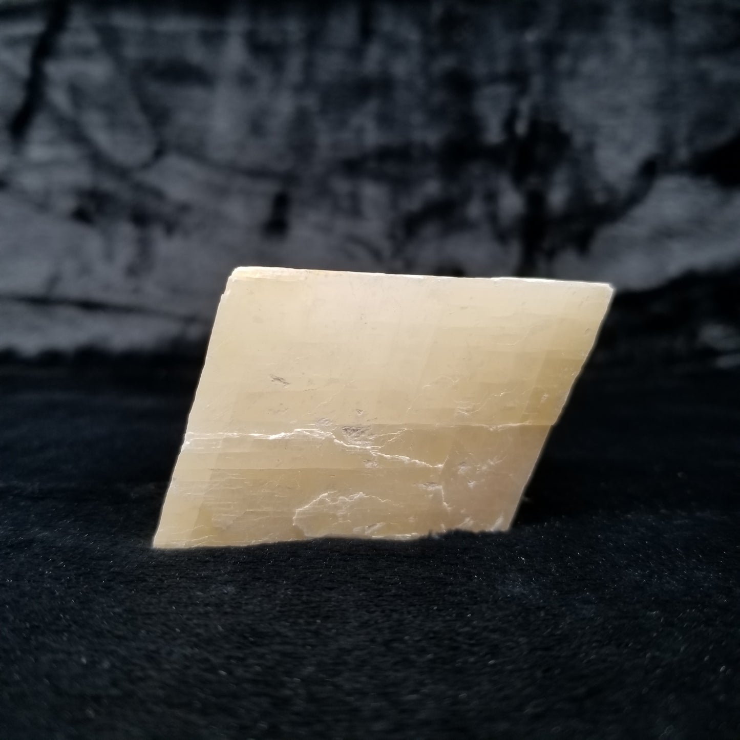 #11377 Honey Calcite block