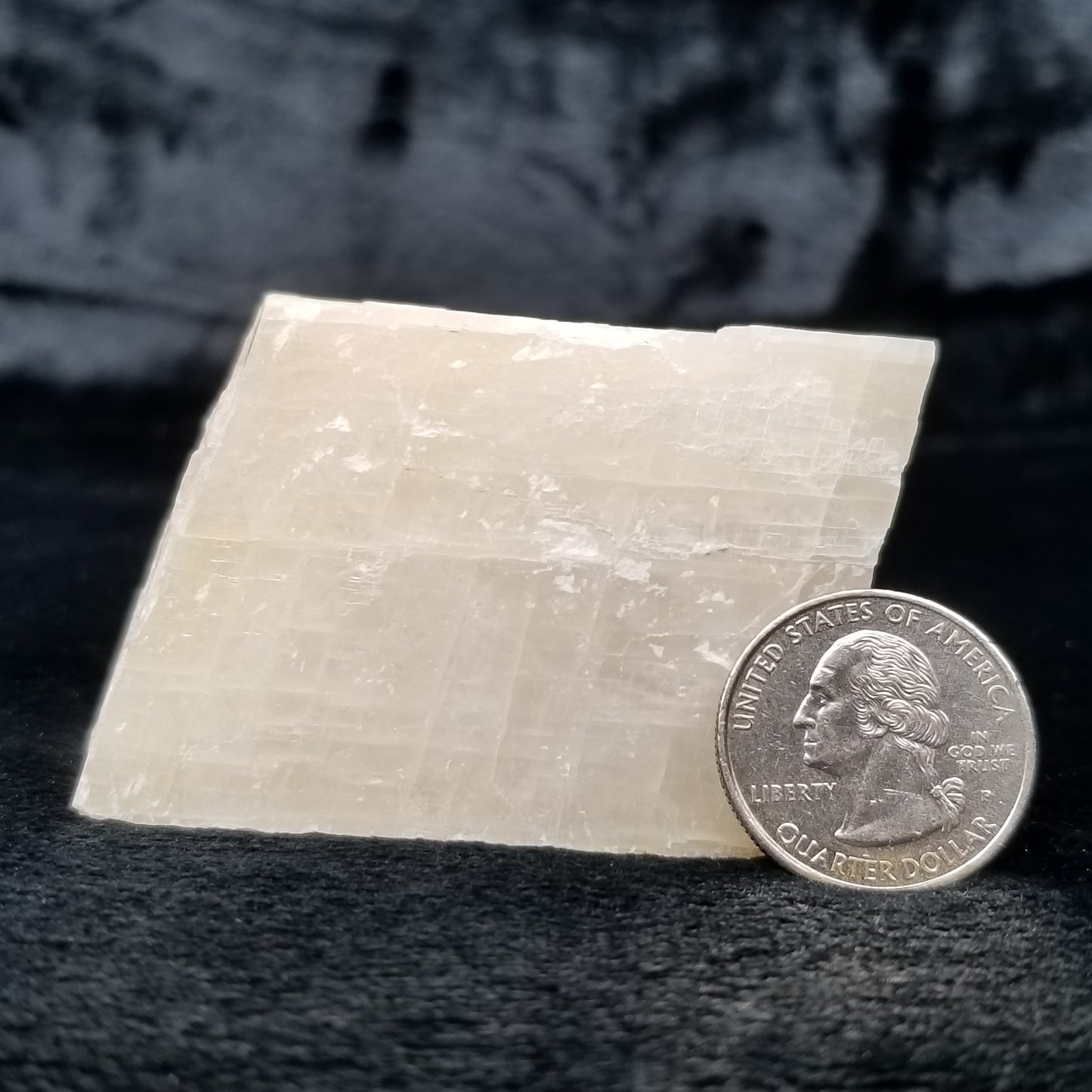 #11377 Honey Calcite block