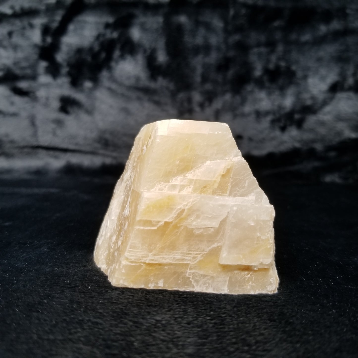 #11386 Dolomite on honey Calcite block