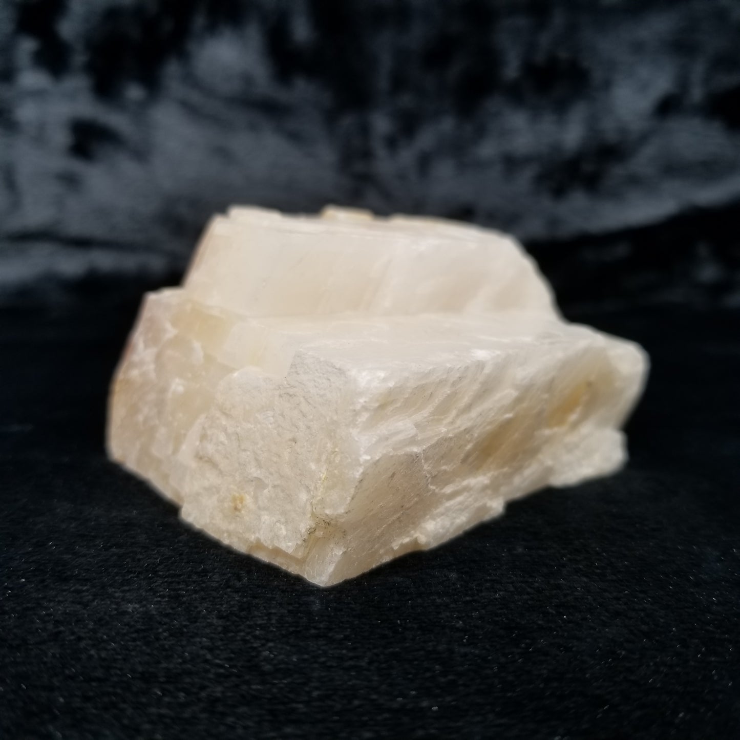 #11393 Dolomite on honey Calcite block