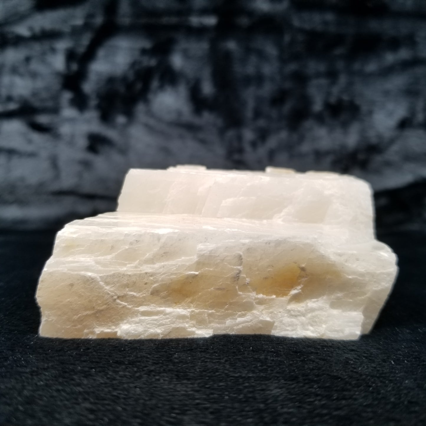 #11393 Dolomite on honey Calcite block
