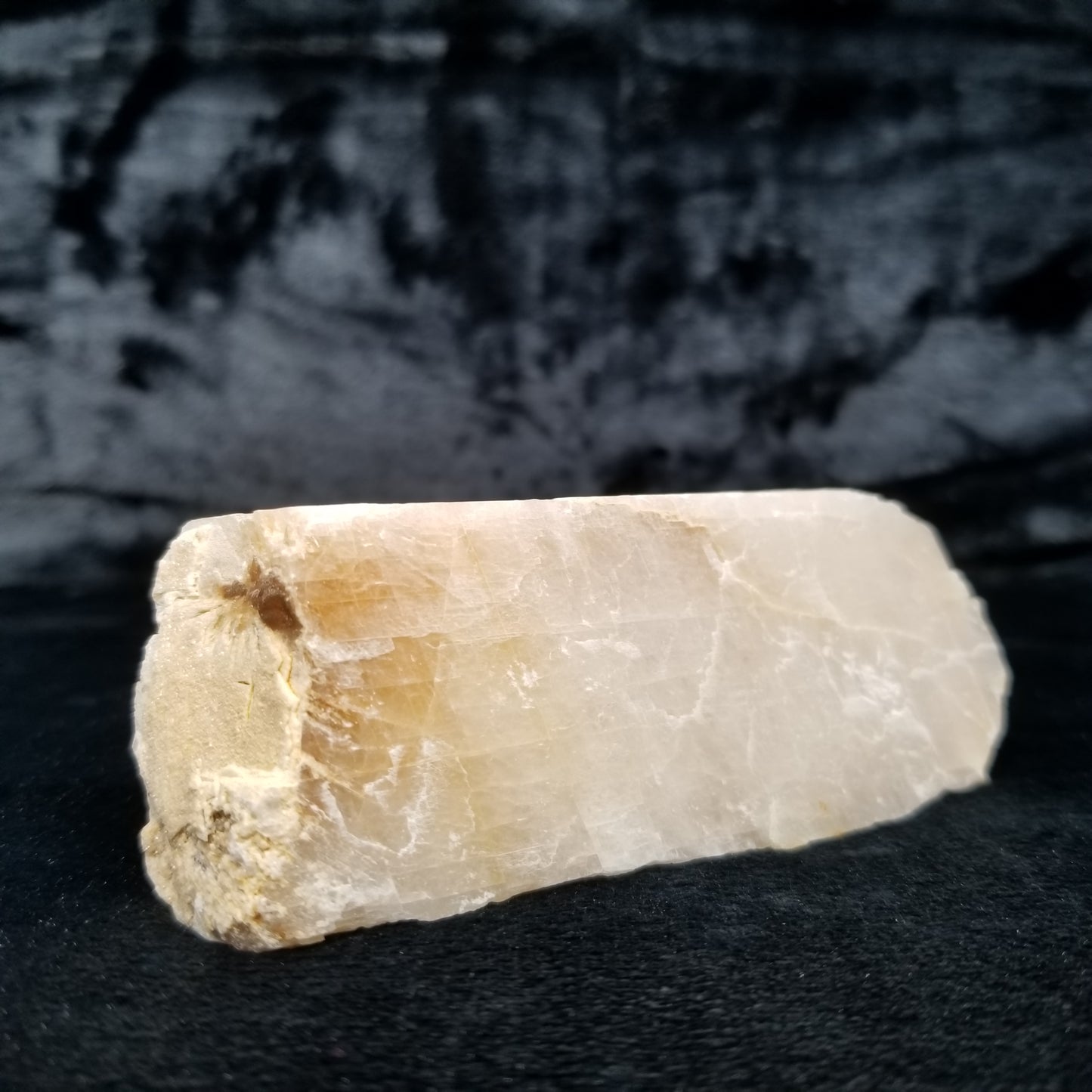 #11395 Dolomite on honey Calcite block