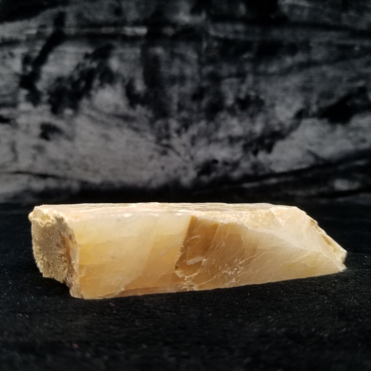 #11395 Dolomite on honey Calcite block