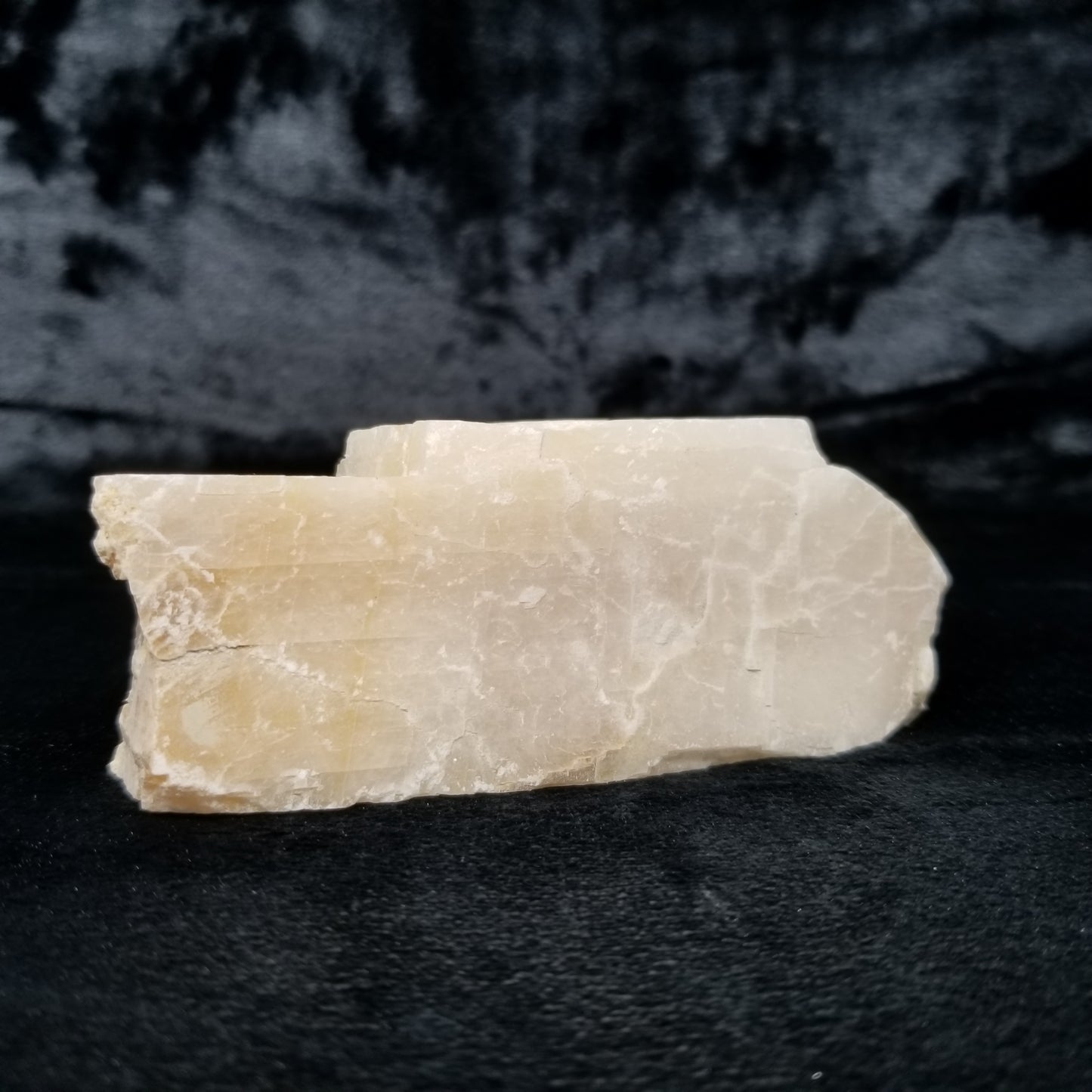 #11400 Dolomite on honey Calcite block