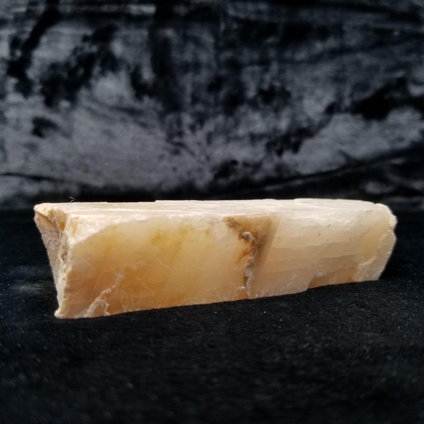 #11400 Dolomite on honey Calcite block