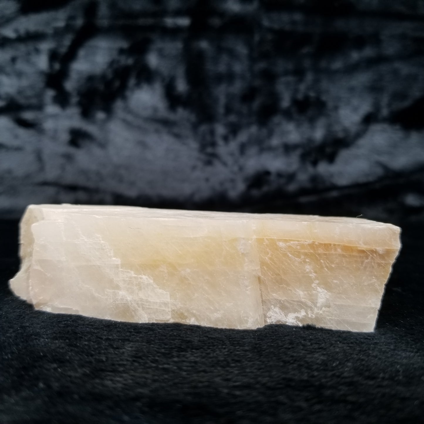 #11400 Dolomite on honey Calcite block