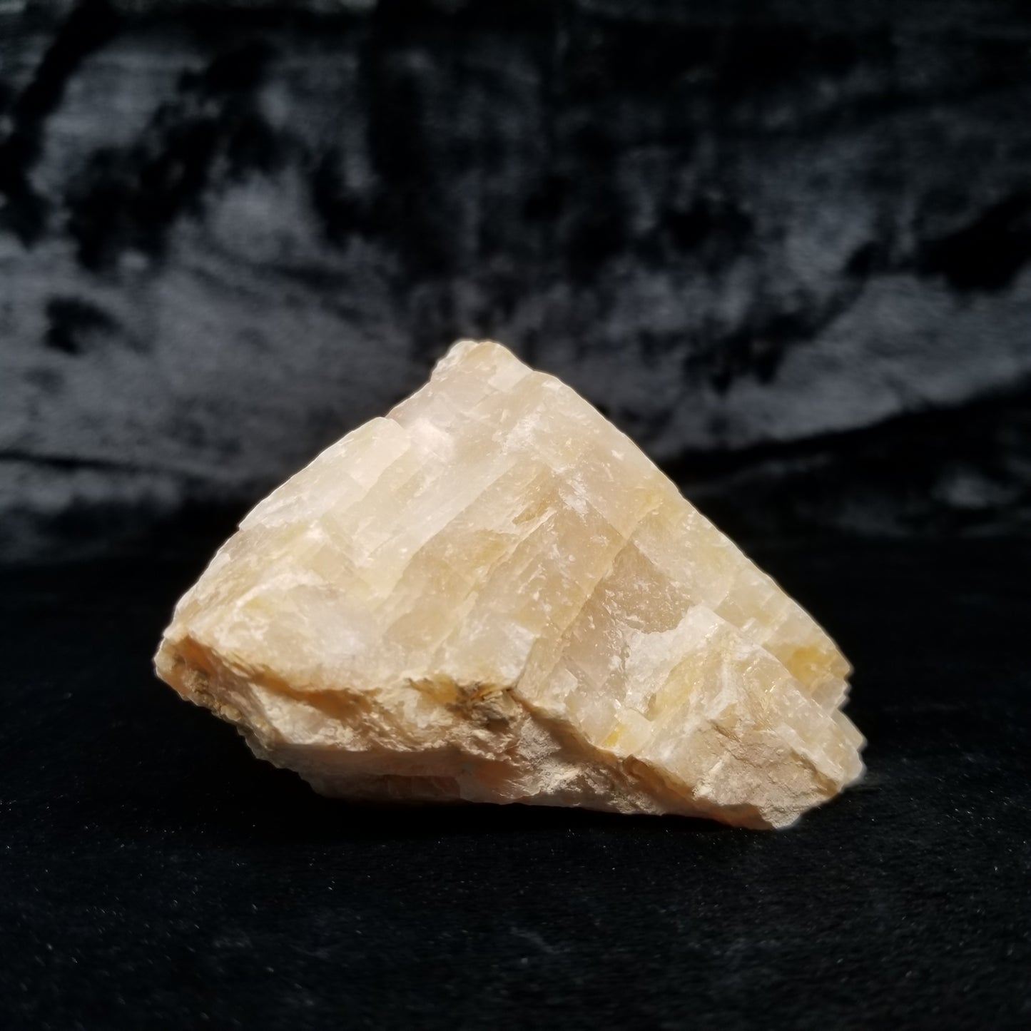 #11401 Dolomite on honey Calcite block