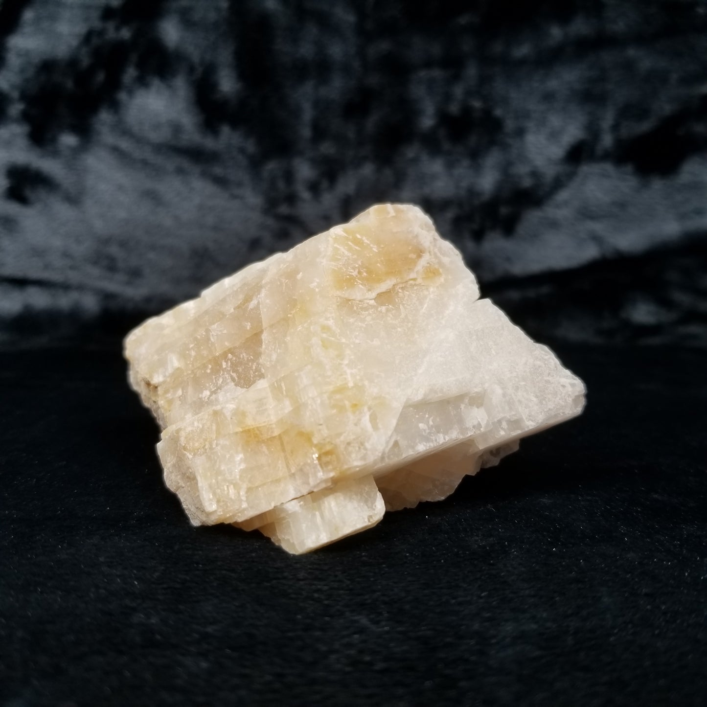 #11401 Dolomite on honey Calcite block