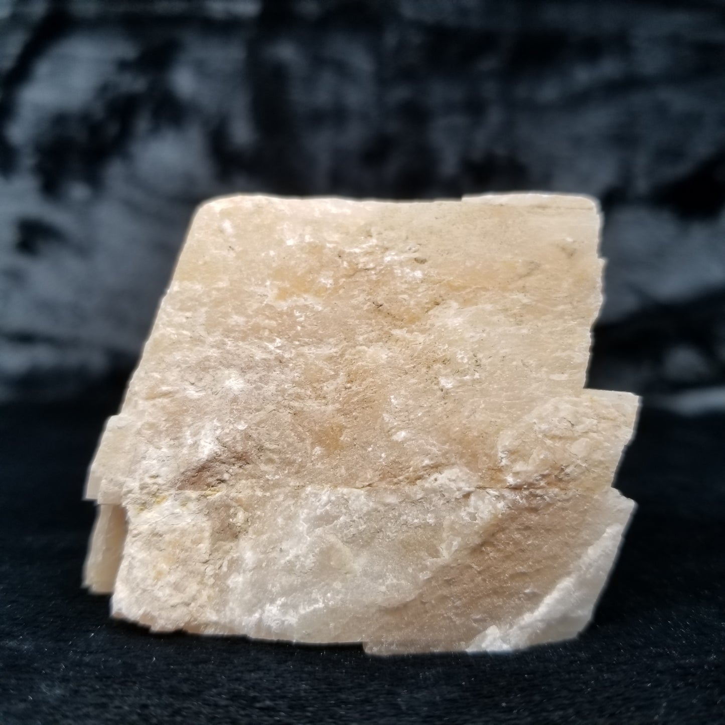 #11403 Dolomite on honey Calcite block