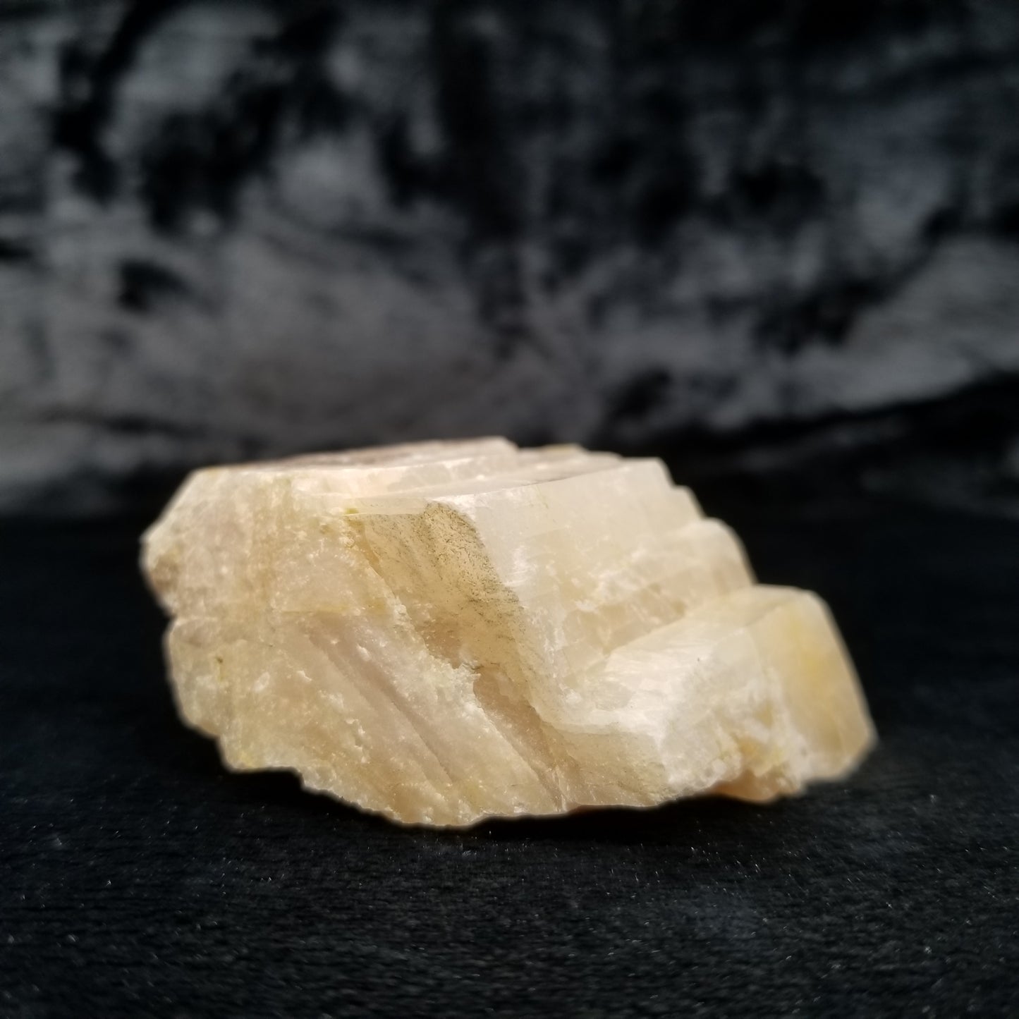 #11405 Dolomite on honey Calcite block