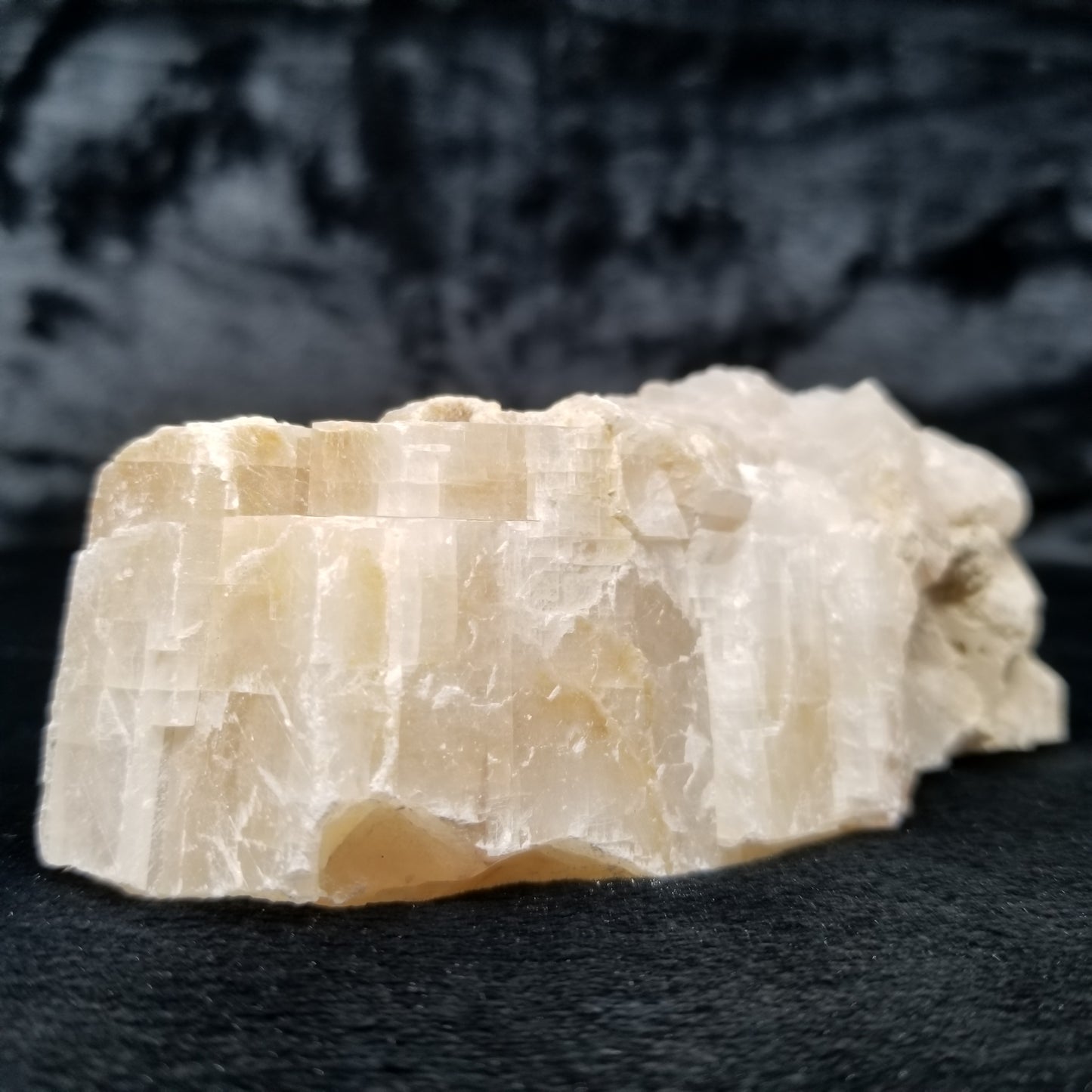 #11408 Dolomite on honey Calcite block