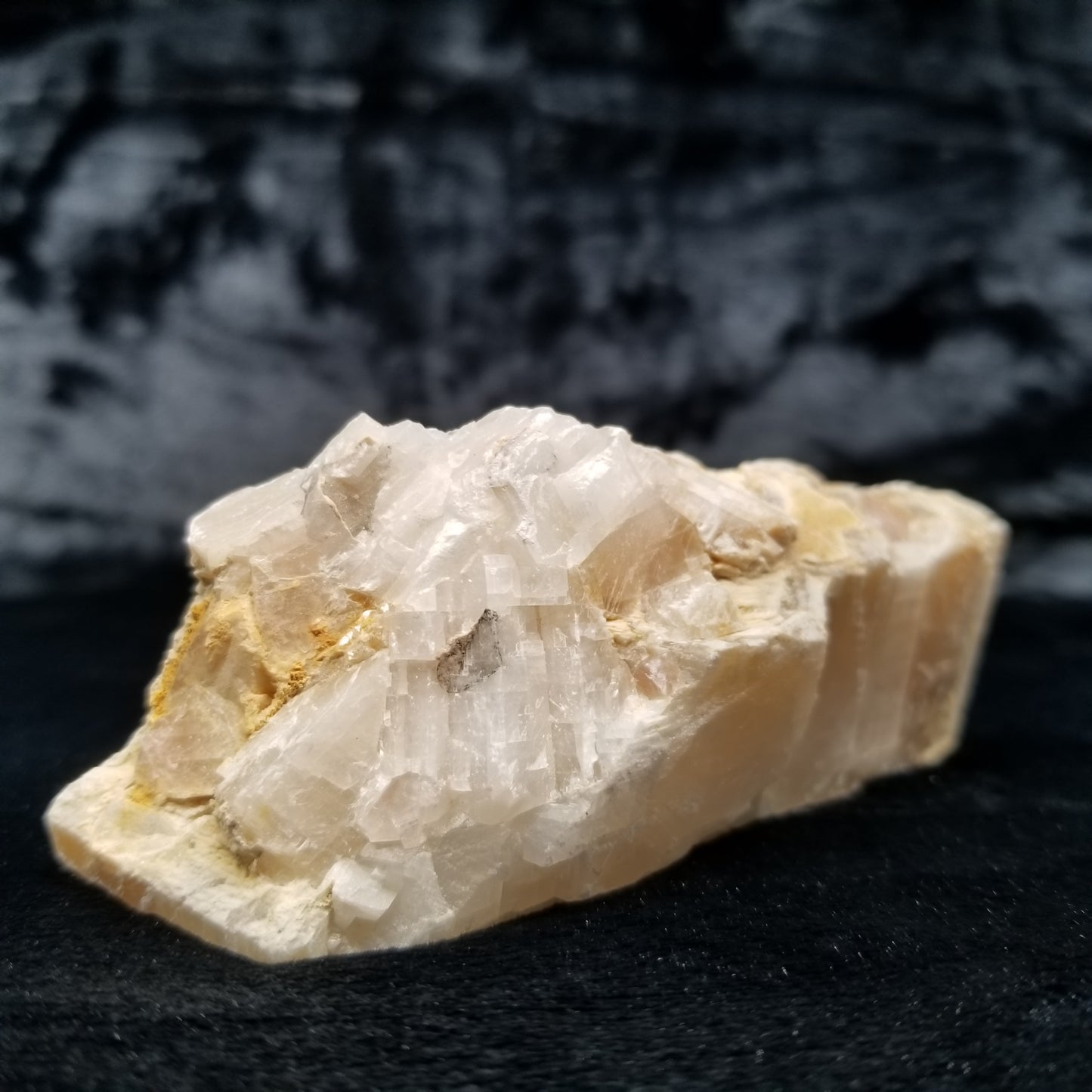 #11408 Dolomite on honey Calcite block