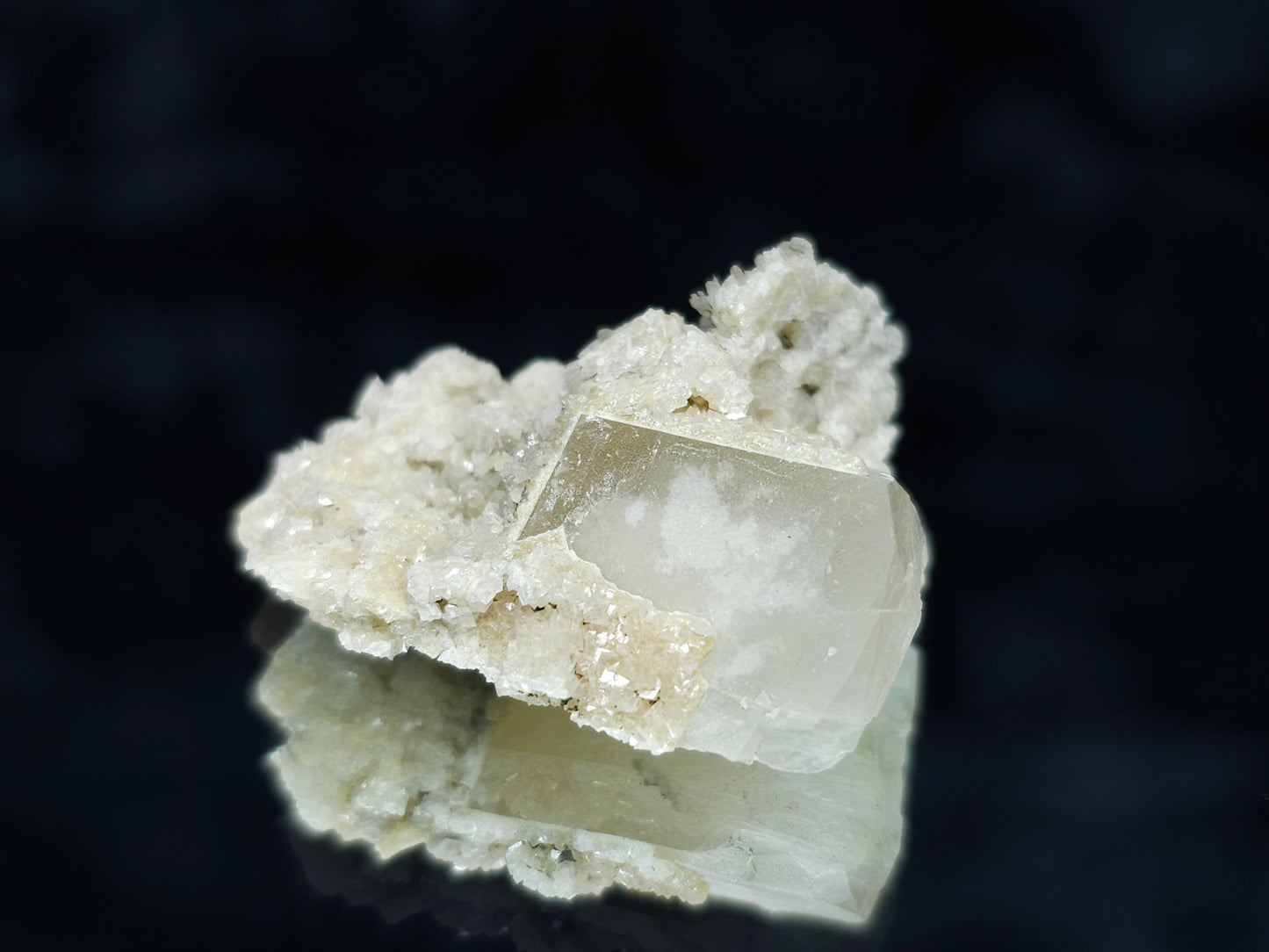 #88010 Dogtooth Spar Calcite on pseudomorph after needle Calcite on matrix