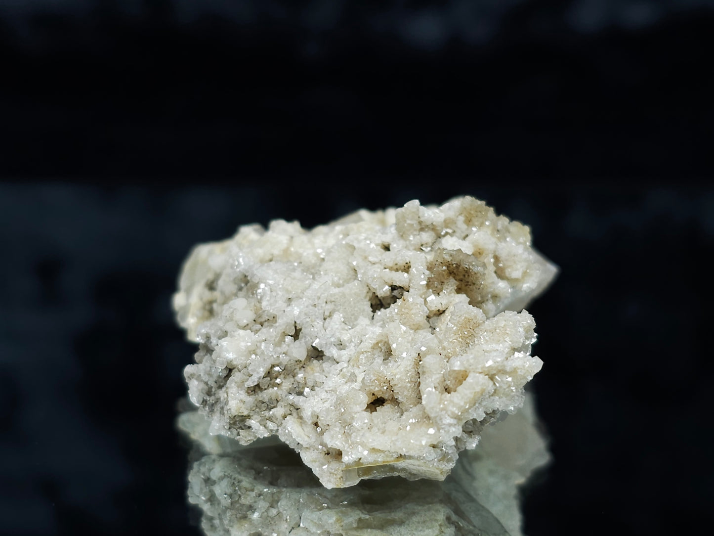 #88040 Calcite pseudomorph after needle Calcite on matrix