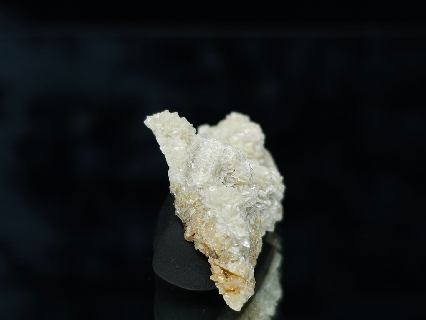 #88058 Cream-white Calcite pseudomorph after needle Calcite on matrix