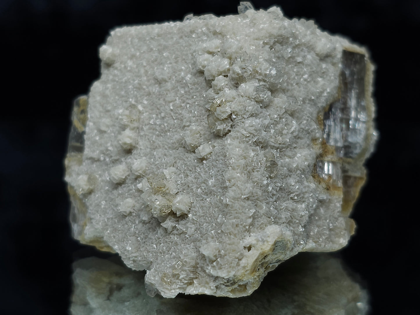 #88065 Spirit Gwindel Quartz on Calcite pseudomorph after optical Calcite block