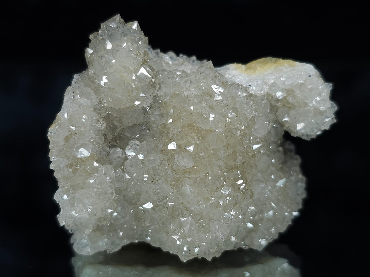 #10066 Spirit Gwindel Quartz on Calcite pseudomorph after Calcite matrix