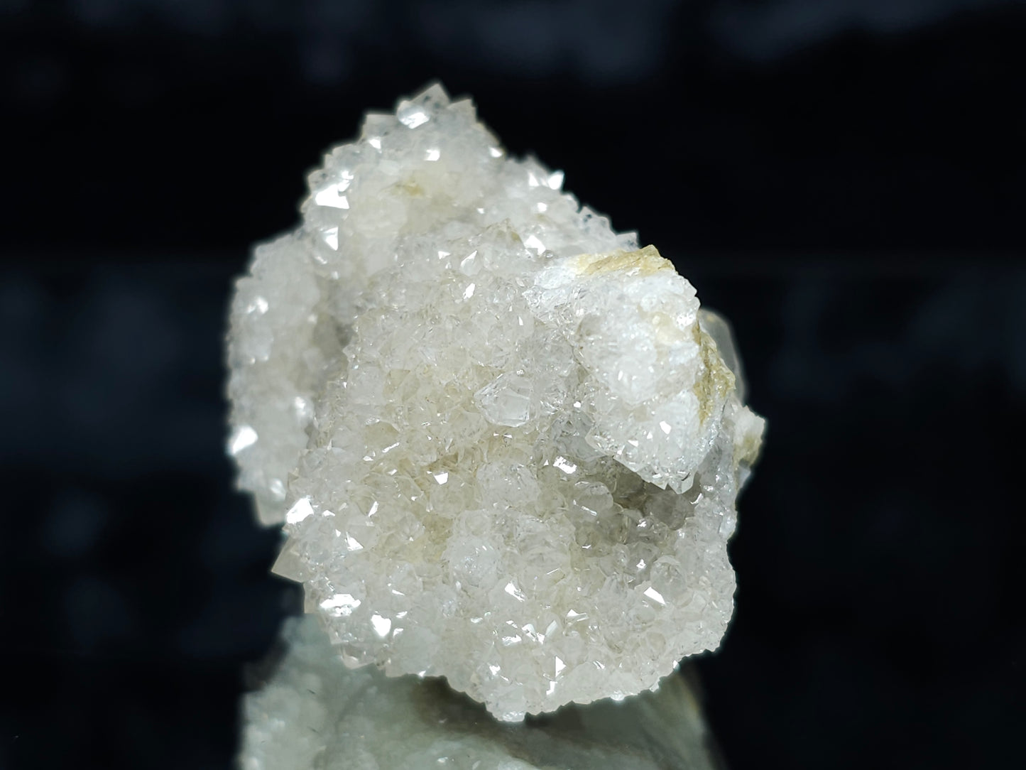 #10066 Spirit Gwindel Quartz on Calcite pseudomorph after Calcite matrix